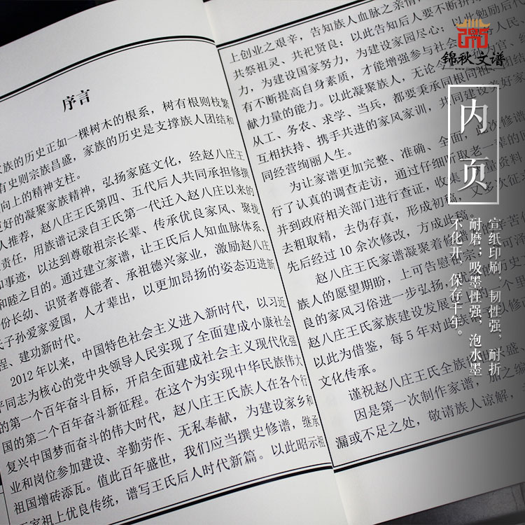 王氏族譜內(nèi)頁