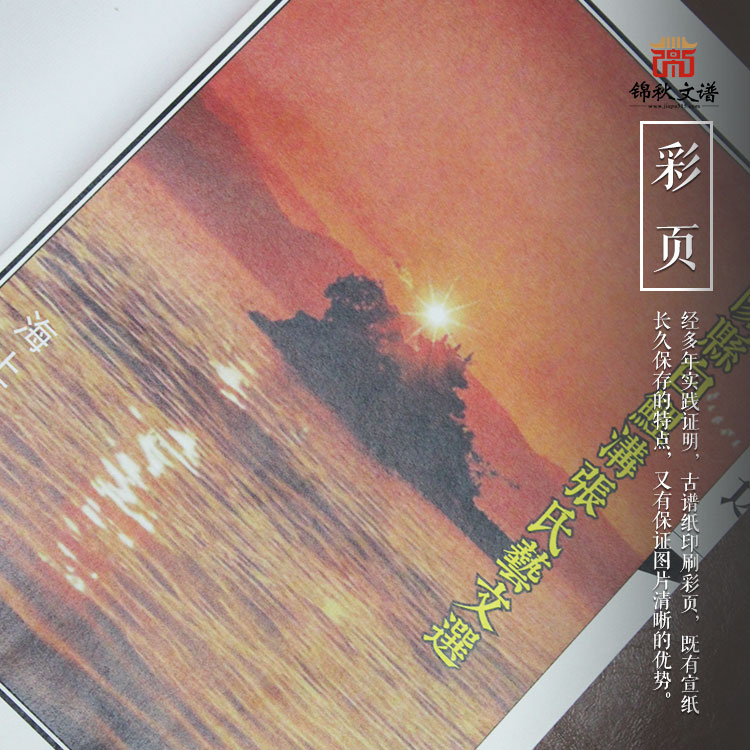 白鯉溝張氏文選彩頁(yè)1