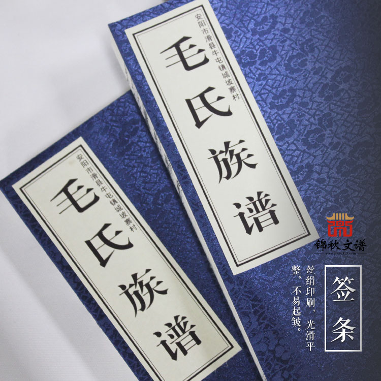 安陽市滑縣牛屯鎮(zhèn)城坡寨村《毛氏族譜》