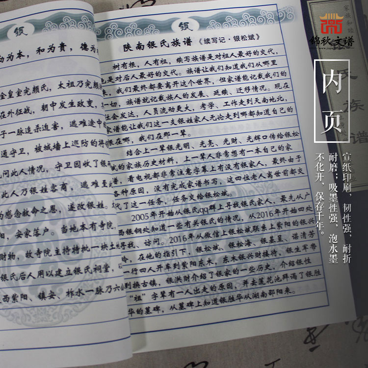 銀氏族譜內(nèi)頁(yè)展示圖1