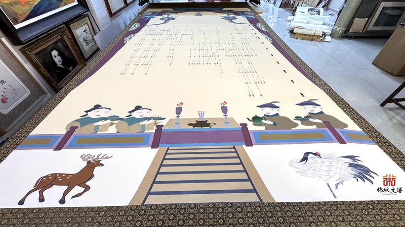 曹氏掛軸（136x246厘米）