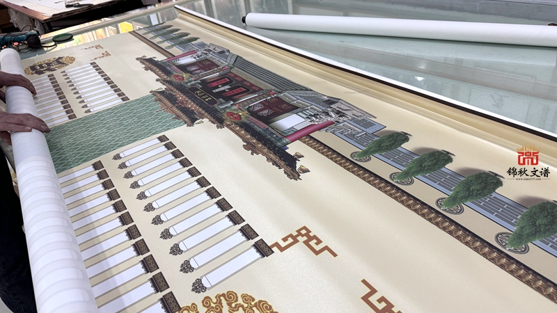 呂氏家族掛軸（2x3米）