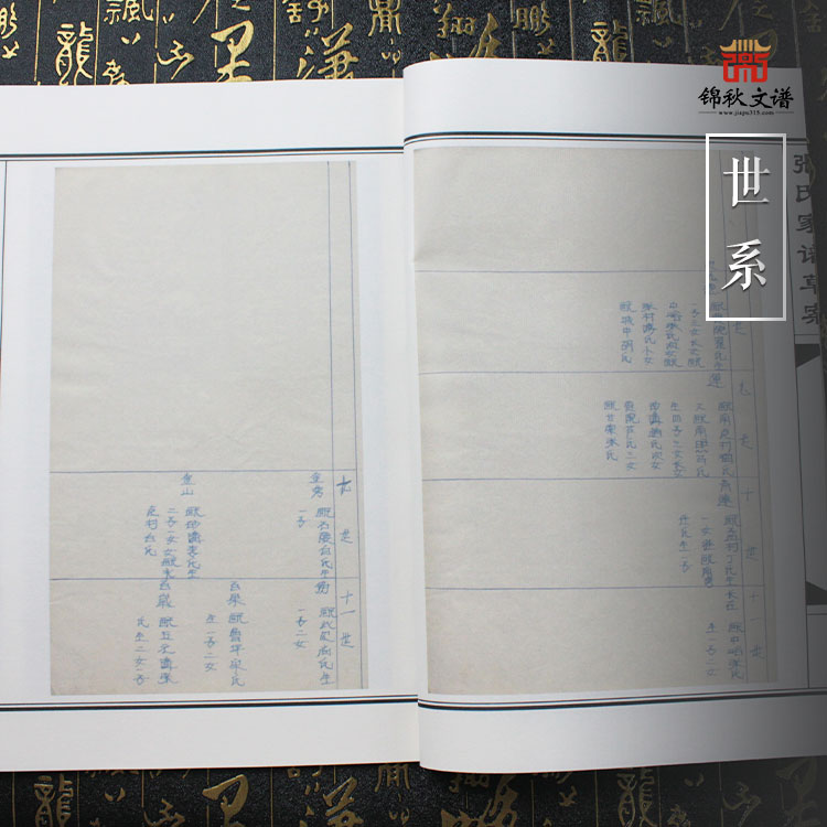 張氏家譜草案世系2