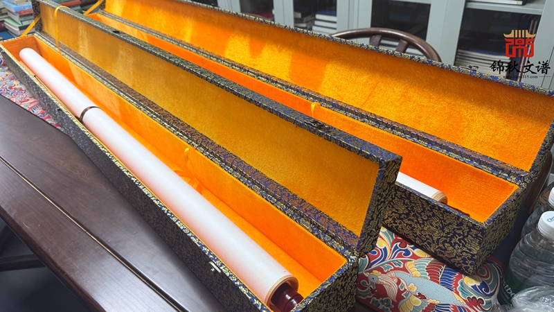 家譜掛軸盒子樣品展示